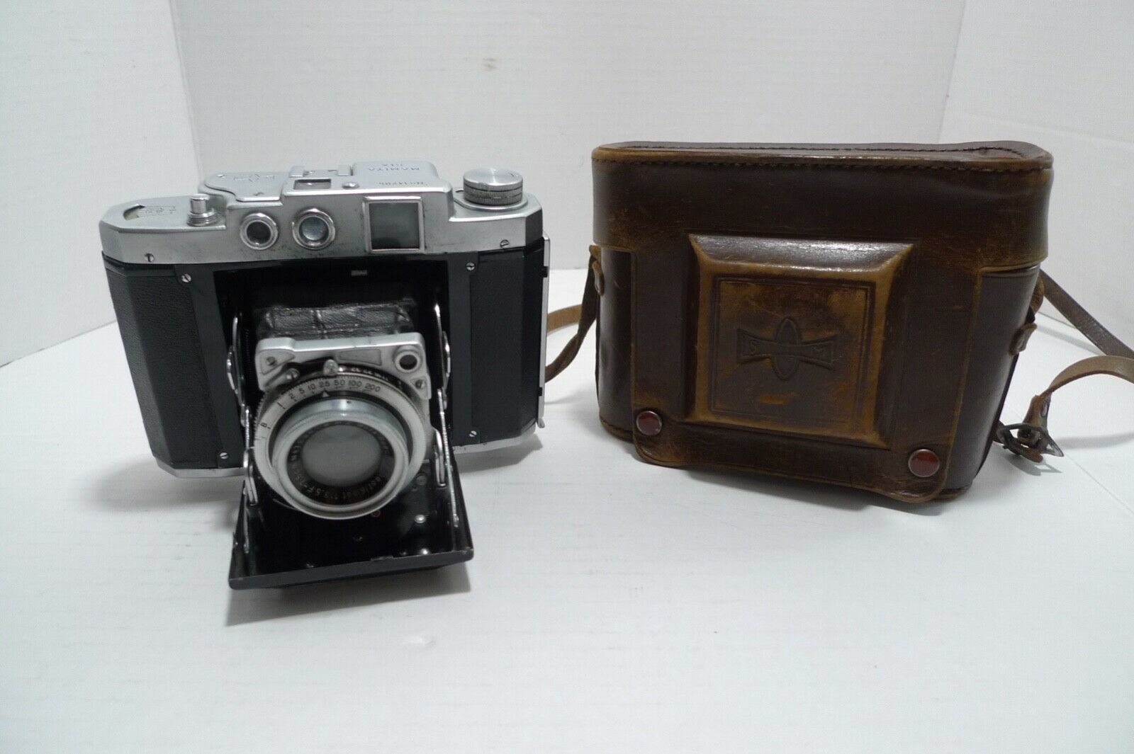 Vintage  Mamiya Six Camera No. 14205- With Case-untested-unknown Condition